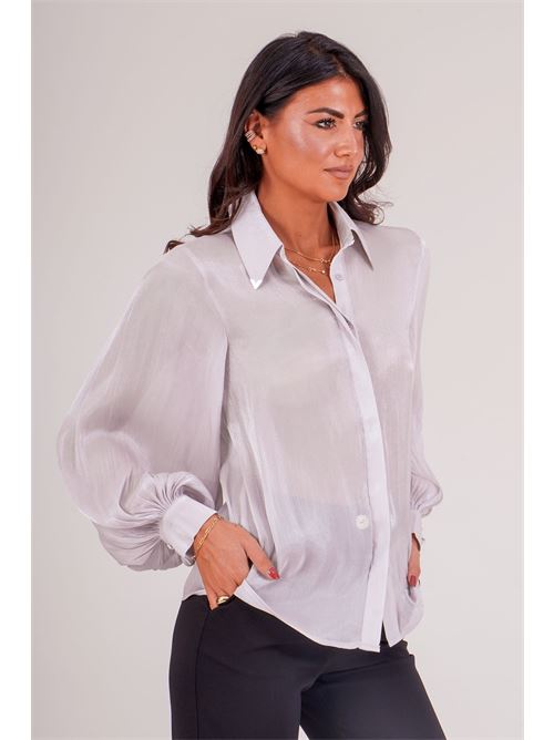 Camicia in organza twins fantasy | T5131SILVER
